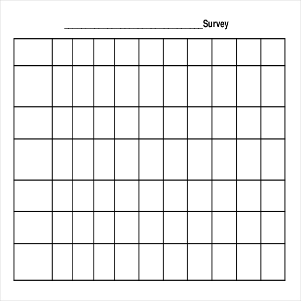 24+ Blank Survey Templates – PDF, Word, Excel