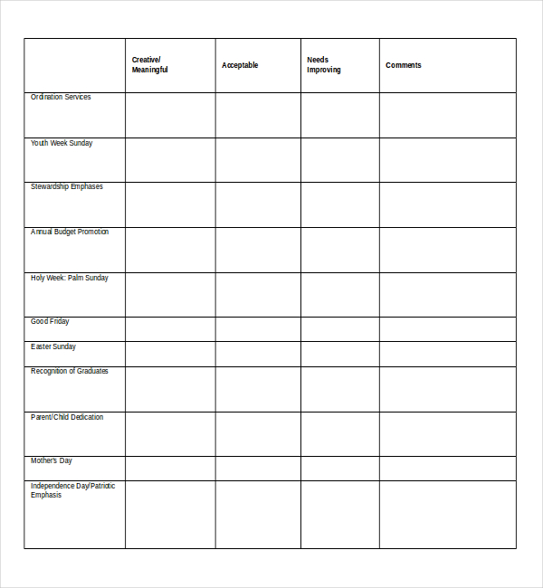 24+ Blank Survey Templates – PDF, Word, Excel