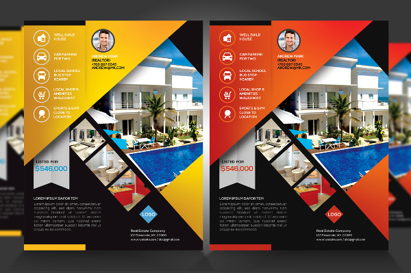 new listing real estate flyer template