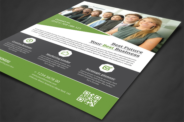 fully layered corporate business flyer