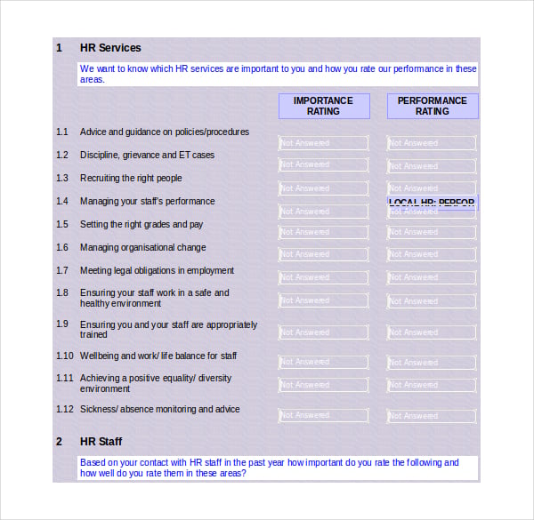 excel template download for hr satisfaction survey1