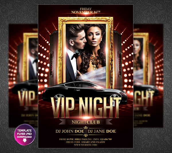 night club flyer template