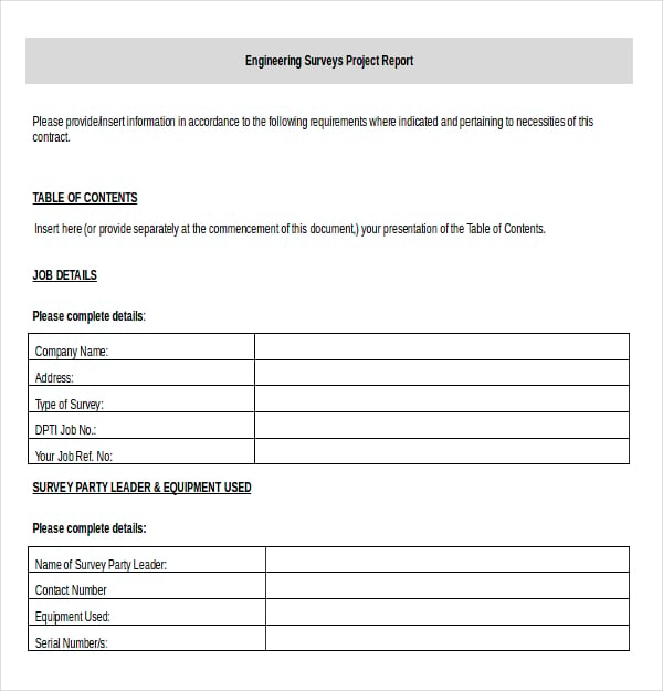 19+ Survey Report Templates Free Sample, Example, Format Download