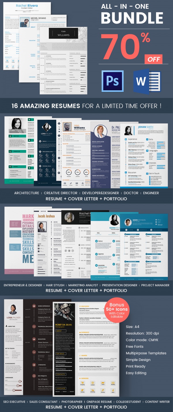 Download Psd Resume Template 51 Free Samples Examples Format Download Free Premium Templates Yellowimages Mockups