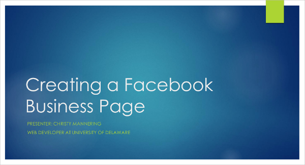 creating facebook business cover page template