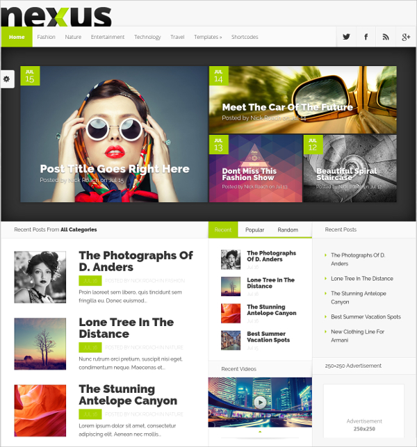 23+ Free WordPress Blog Themes & Templates