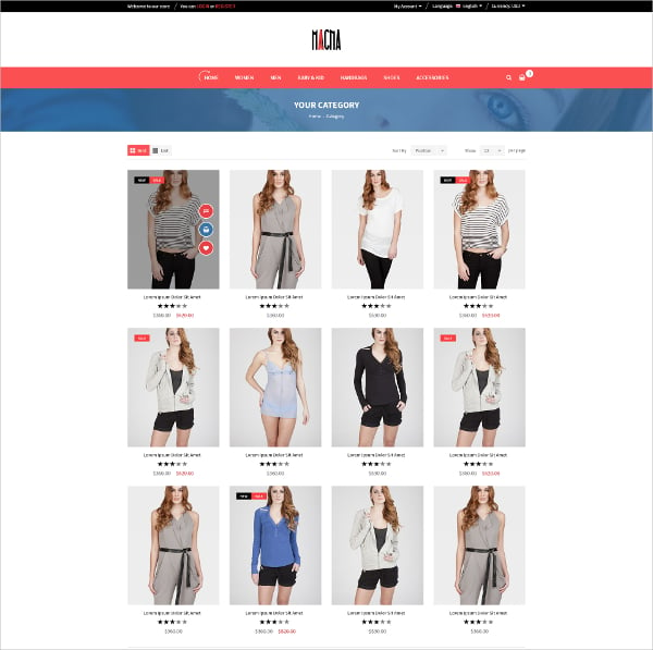 creative ecommerce psd template