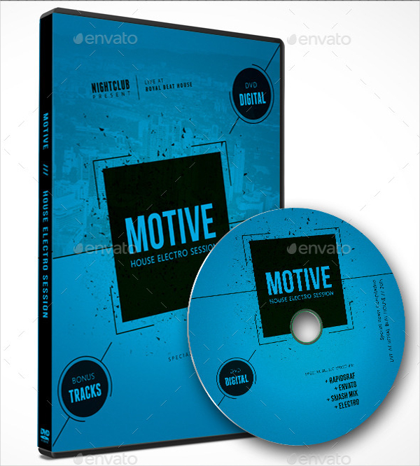 music dvd cover template