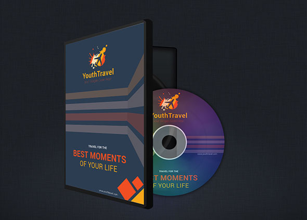 travel dvd cover template sample