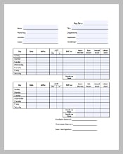 Weekly HR Timesheet Template Download