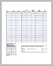 Overtime Sheet Template Download