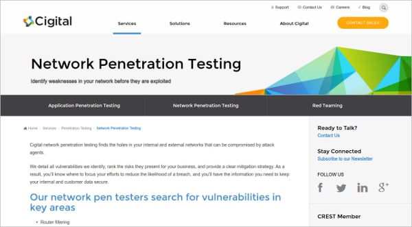 cigital network penetration testing tool