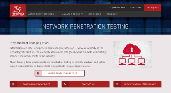 network penetration testing rhino security tool