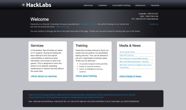 hacklabs penetration testing web application security