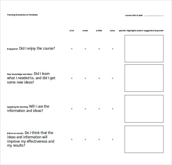 9+ Training Survey Templates Word, PDF, Google Docs, Apple Pages