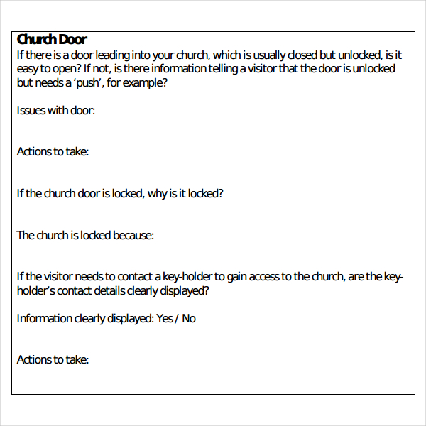 14+ Church Survey Templates PDF, Word