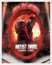Hip Hop Album CD Cover Template Example Format