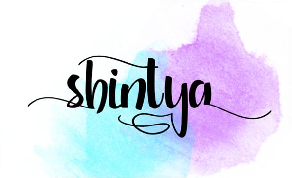 shintya-ttf-cursive-font