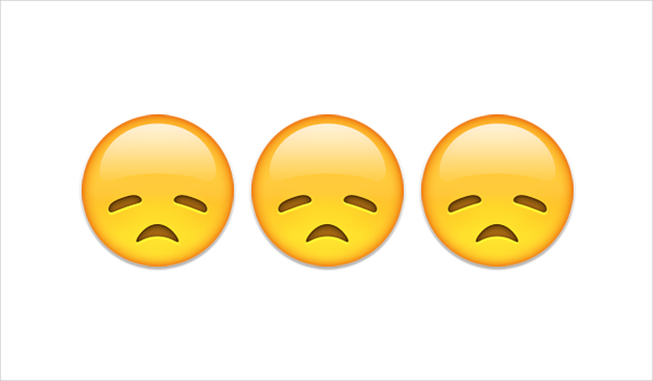 sad emoticons iphone