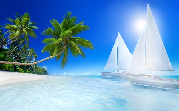 tropical beache hd background for desktop