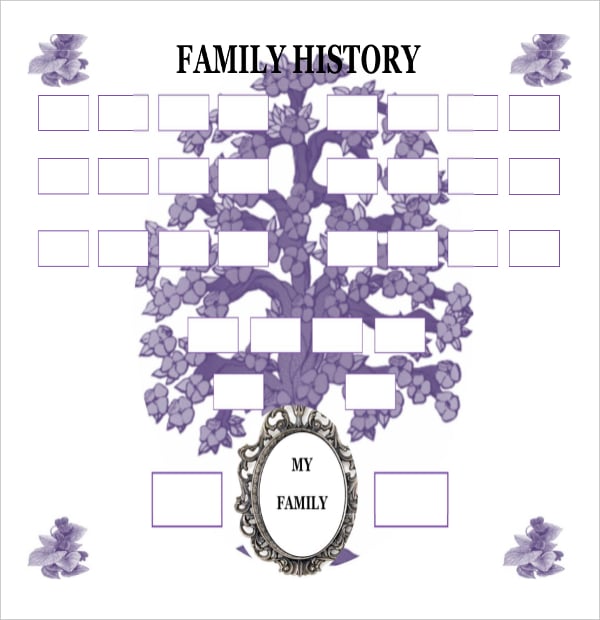 popular family tree template