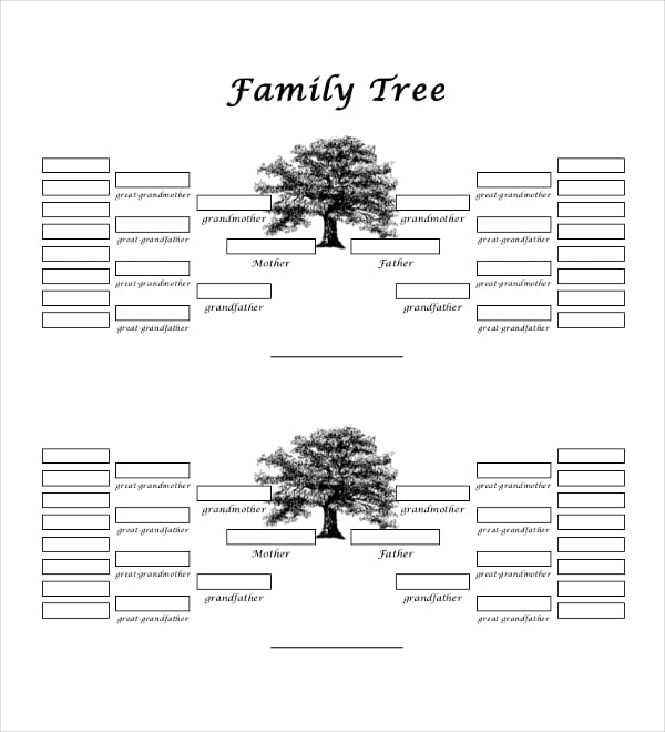 50+ Family Tree Templates - Free Sample, Example, Format