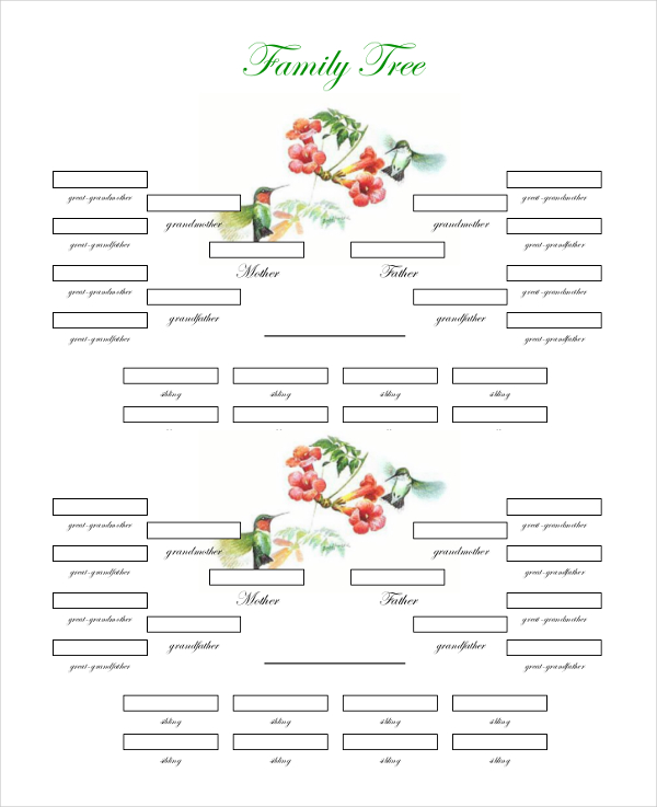 50+ Family Tree Templates - Free Sample, Example, Format