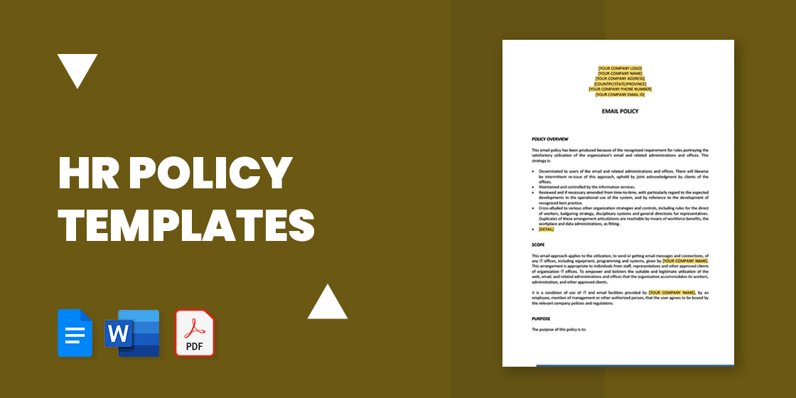 Hr Policy Template 20 Free Word Excel Pdf Documents Download