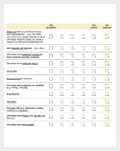 Maternity Services Satisfaction Survey Questionnaire Template