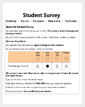 Example Template for Inclusive Practices Student Survey
