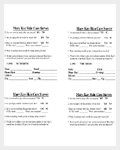 Skin Care Products Survey Template Example Format