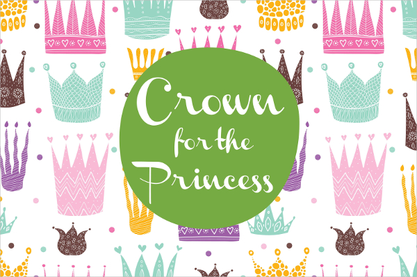 princess crown pattern