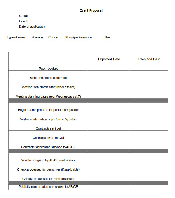 blank event proposal template download