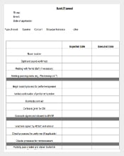 Free Blank Event Proposal Template Download