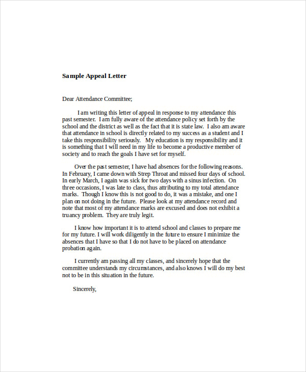 appeal-letter-template