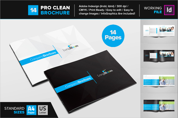clean brochure template