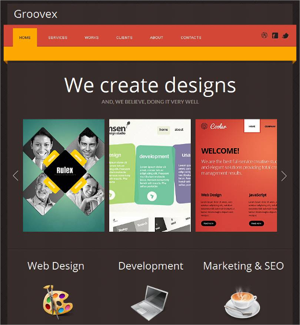 38+ Social Media Website Themes & Templates