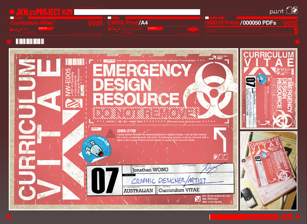 emergency design of curriculum vitae