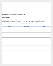 Construction Project Charter Template