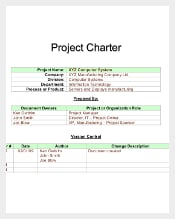 Sample Project Charter Template