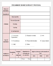 Business Project Proposal Template Free Download