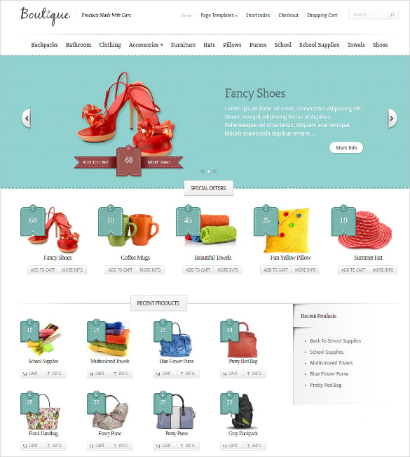 boutique elegant wordpress website theme