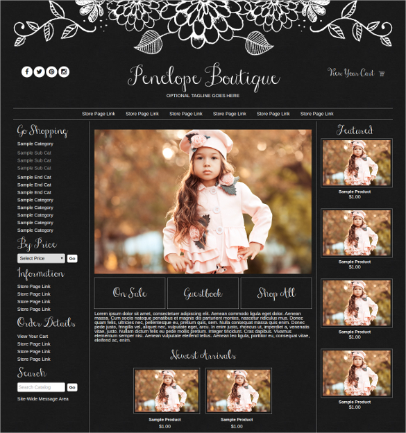 39 Boutique Website Themes Templates Free Premium Templates