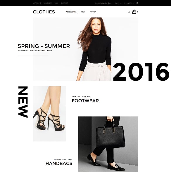 summer clothes store boutique magento website theme