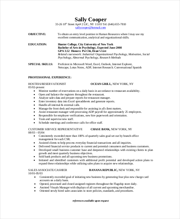6+ Optician Resume Templates PDF, DOC
