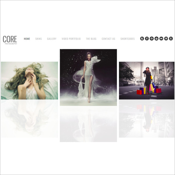 core minimalist photography portfolio
