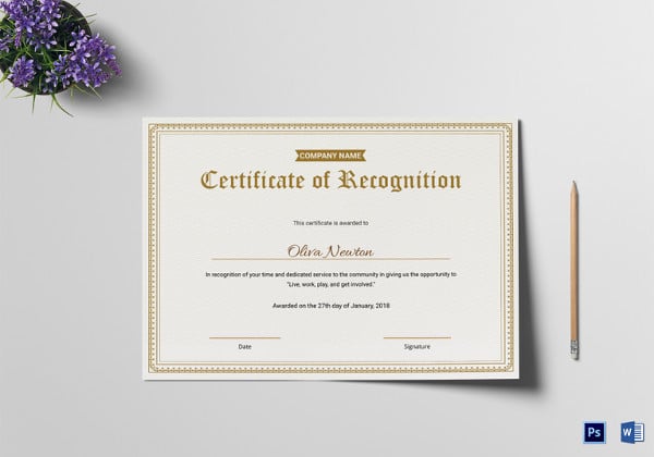 printable employee recognition certificate
