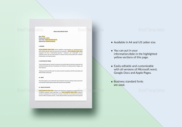 HR Policy Template - 20+ Free Word, Excel, PDF Documents Download