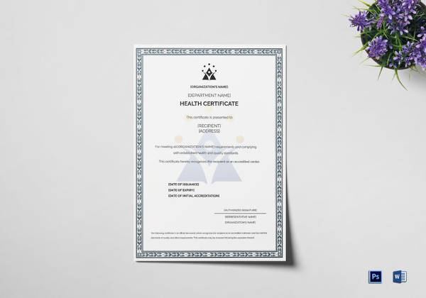 universal-child-health-certificate-template