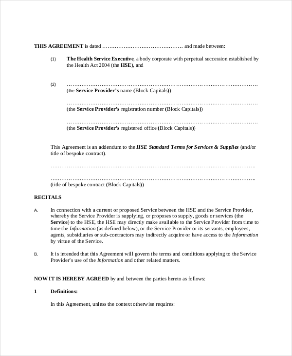 Contractor Confidentiality Agreement - 10+ Free Word, PDF Documents ...